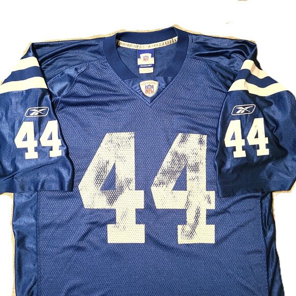 Indianapolis Colts Clark #44 XL Blue Nike NFL  Reebok Jersey Football  C - Picture 8 of 11